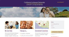 Desktop Screenshot of clucounseling.org