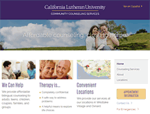Tablet Screenshot of clucounseling.org